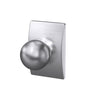 Schlage Orbit Knob Hall & Closet Lock Century Trim