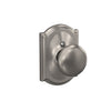 Schlage Plymouth Knob Hall & Closet Lock Camelot Trim