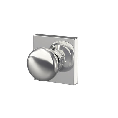 Schlage Plymouth Knob Hall & Closet Lock Collins Trim