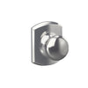 Schlage Plymouth Knob Hall & Closet Lock Greenwich Trim