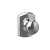 Schlage Plymouth Knob Hall & Closet Lock Greenwich Trim