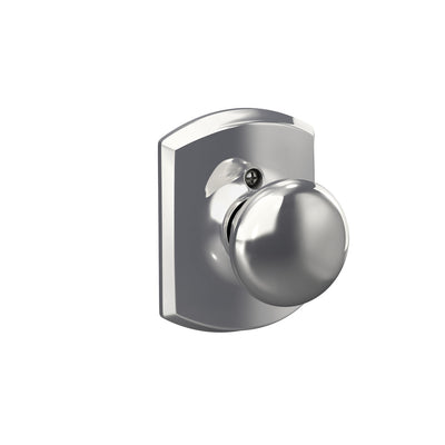 Schlage Plymouth Knob Hall & Closet Lock Greenwich Trim