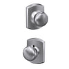 Schlage Plymouth Knob Hall & Closet Lock Greenwich Trim