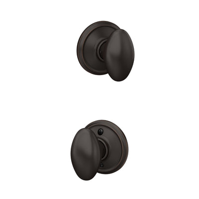 Schlage Sienna Knob Hall & Closet Lock Standard Trim