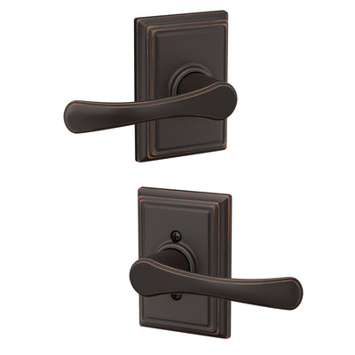 Schlage Avila Lever Hall & Closet Lock Addison Trim