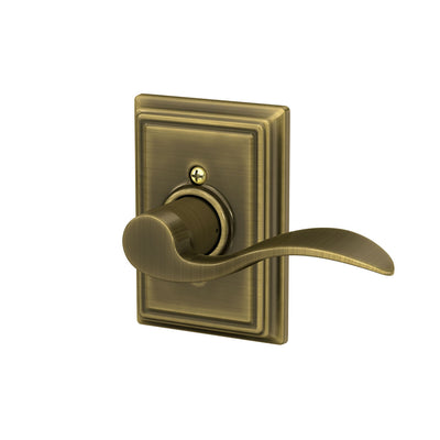 Schlage Accent Lever Non-Turning Lock Addison Trim