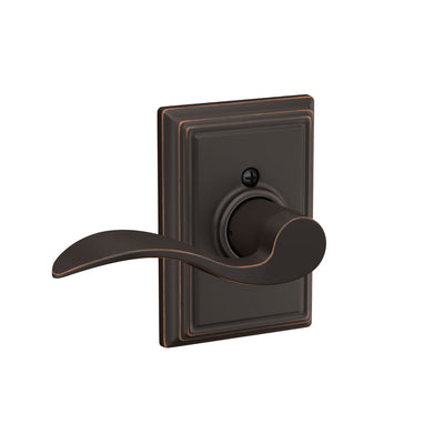 Schlage Accent Lever Non-Turning Lock Addison Trim