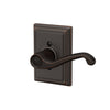 Schlage Flair Lever Non-Turning Lock Addison Trim