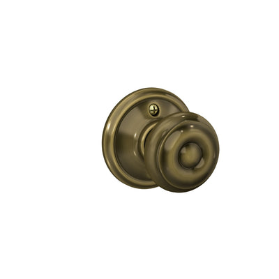 Schlage Georgian Knob Non-Turning Lock Standard Trim