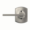 Schlage Latitude Lever Non-Turning Lock Greenwich Trim