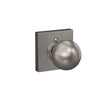 Schlage Orbit Knob Non-Turning Lock Collins Trim