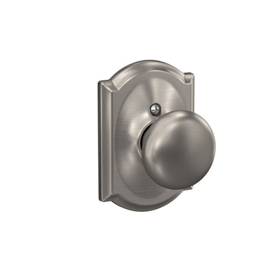 Schlage Plymouth Knob Non-Turning Lock Camelot Trim