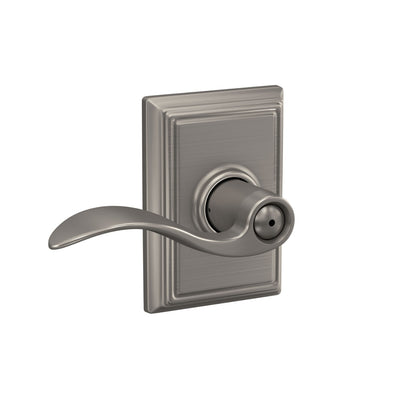 Schlage Accent Lever Bed & Bath Lock Addison Trim