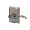 Schlage Accent Lever Bed & Bath Lock Addison Trim