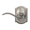 Schlage Accent Lever Bed & Bath Lock Camelot Trim