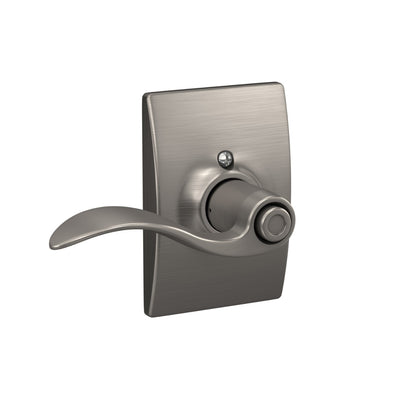 Schlage Accent Lever Bed & Bath Lock Century Trim