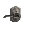 Schlage Accent Lever Bed & Bath Lock Camelot Trim