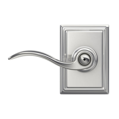 Schlage Accent Lever Bed & Bath Lock Addison Trim