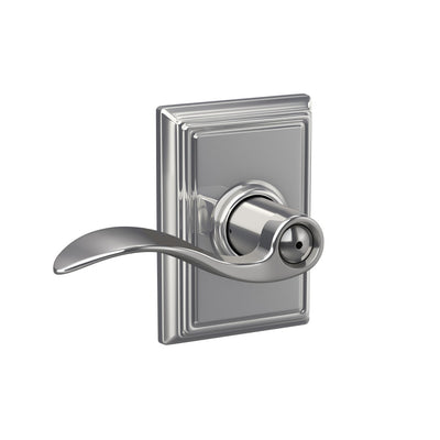 Schlage Accent Lever Bed & Bath Lock Addison Trim