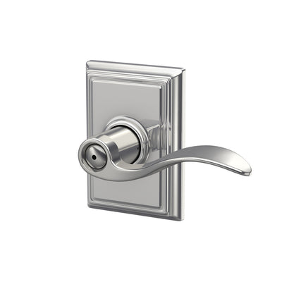 Schlage Accent Lever Bed & Bath Lock Addison Trim