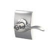 Schlage Accent Lever Bed & Bath Lock Century Trim