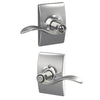 Schlage Accent Lever Bed & Bath Lock Century Trim