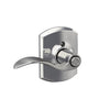 Schlage Accent Lever Bed & Bath Lock Greenwich Trim