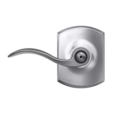 Schlage Accent Lever Bed & Bath Lock Greenwich Trim