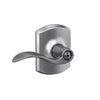 Schlage Accent Lever Bed & Bath Lock Greenwich Trim