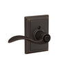 Schlage Accent Lever Bed & Bath Lock Addison Trim