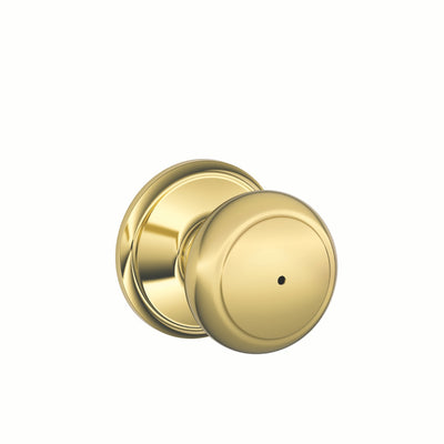 Schlage Andover Knob Bed & Bath Lock Standard Trim