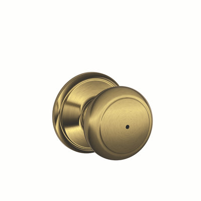 Schlage Andover Knob Bed & Bath Lock Standard Trim