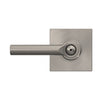 Schlage Broadway Lever Bed & Bath Lock Collins Trim