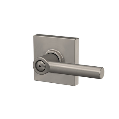 Schlage Broadway Lever Bed & Bath Lock Collins Trim