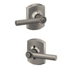 Schlage Broadway Lever Bed & Bath Lock Greenwich Trim