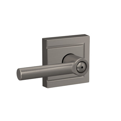 Schlage Broadway Lever Bed & Bath Lock Upland Trim