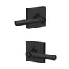 Schlage Broadway Lever Bed & Bath Lock Collins Trim