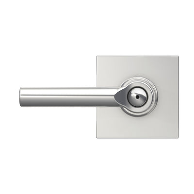 Schlage Broadway Lever Bed & Bath Lock Collins Trim