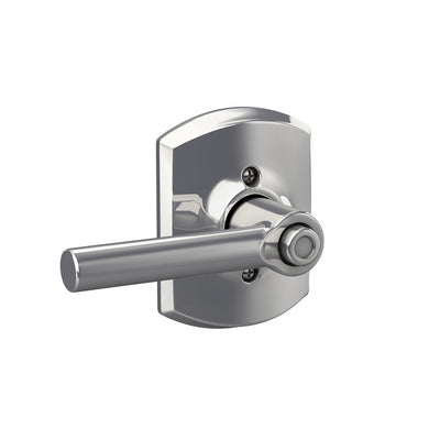 Schlage Broadway Lever Bed & Bath Lock Greenwich Trim