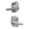 Schlage Broadway Lever Bed & Bath Lock Greenwich Trim