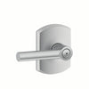 Schlage Broadway Lever Bed & Bath Lock Greenwich Trim