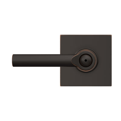 Schlage Broadway Lever Bed & Bath Lock Collins Trim