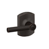 Schlage Broadway Lever Bed & Bath Lock Greenwich Trim