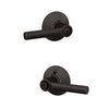 Schlage Broadway Lever Bed & Bath Lock Standard Trim