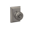 Schlage Bowery Knob Bed & Bath Lock Addison Trim