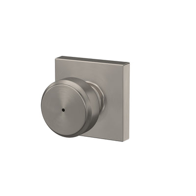 Schlage Bowery Knob Bed & Bath Lock Collins Trim