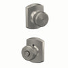 Schlage Bowery Knob Bed & Bath Lock Greenwich Trim