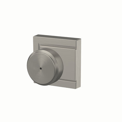 Schlage Bowery Knob Bed & Bath Lock Upland Trim