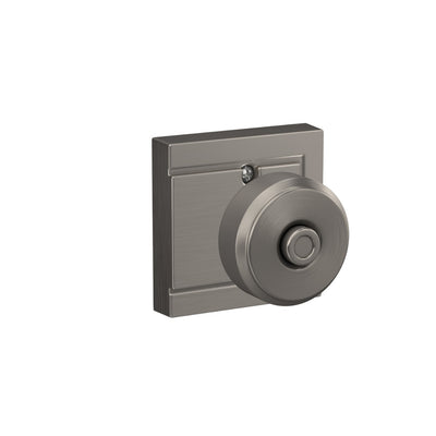 Schlage Bowery Knob Bed & Bath Lock Upland Trim