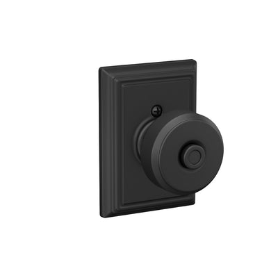 Schlage Bowery Knob Bed & Bath Lock Addison Trim